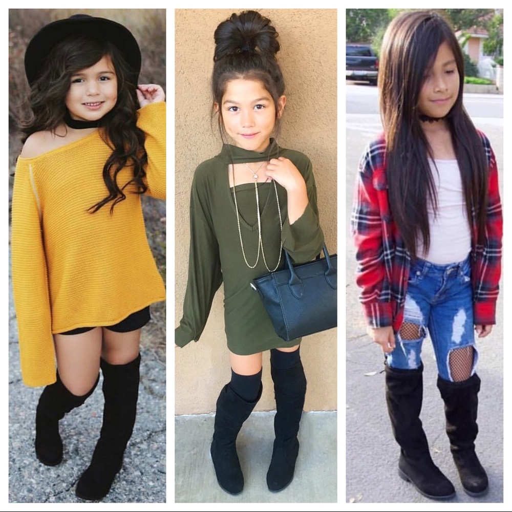 Restock kids Over The Knee Boots